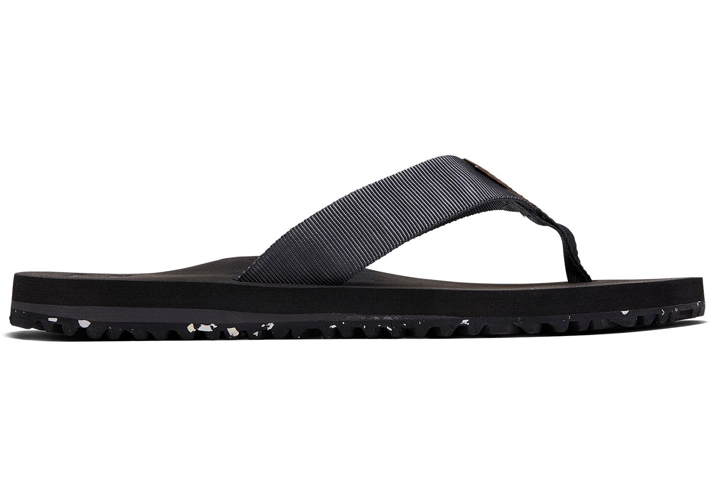 Toms Lagoon x Outerknown - Mens Flip Flops - Deep Grey - NZ - 960354KHB